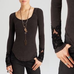 Free People Newbie Thermal Masquerade Top
